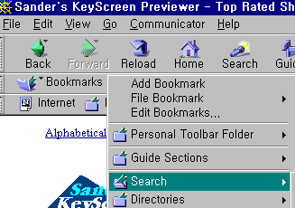 Netscape GUI